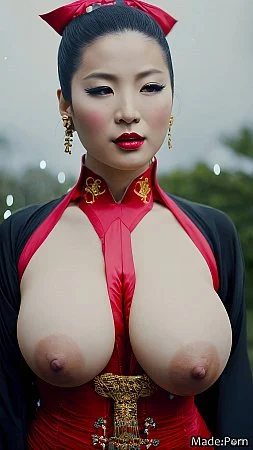 Chinese woman in national outfit